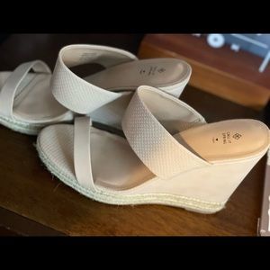 Beige Wedges